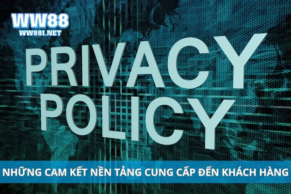Những cam kết nền tảng cung cấp đến khách hàng