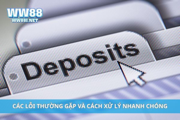 Các lỗi thường gặp và cách xử lý nhanh chóng